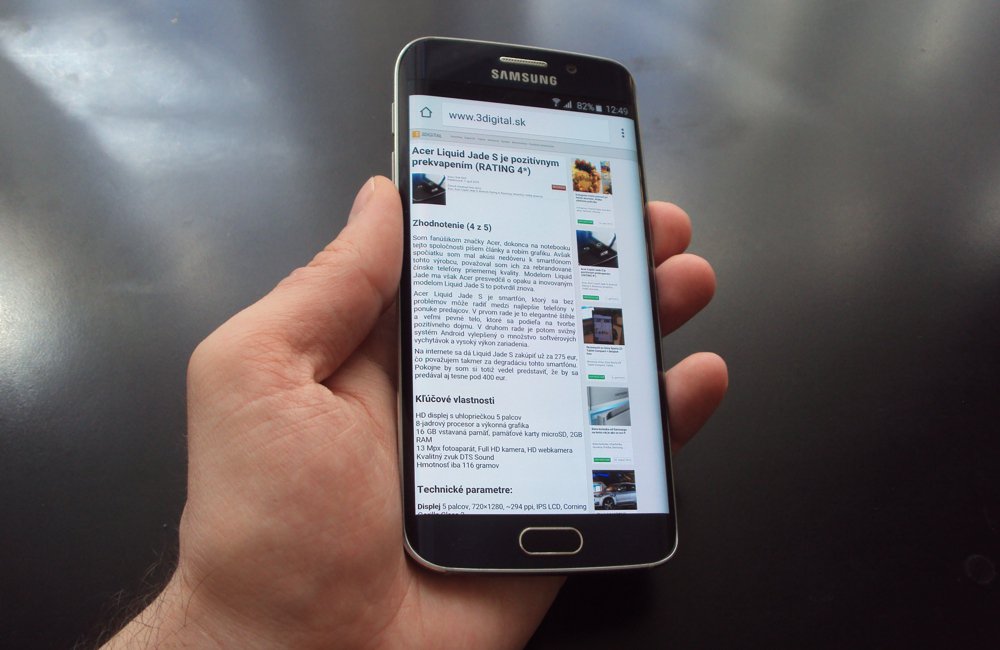 Samsung Galaxy S6 Edge (foto: 3digital.sk)