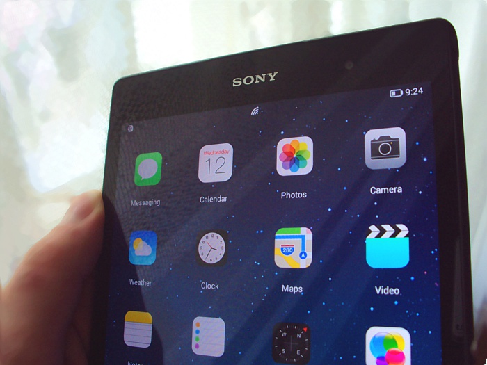 Launcher 8 Free na tablete SONY XPERIA Z3 TABLET COMPACT (foto: 3digital.sk)