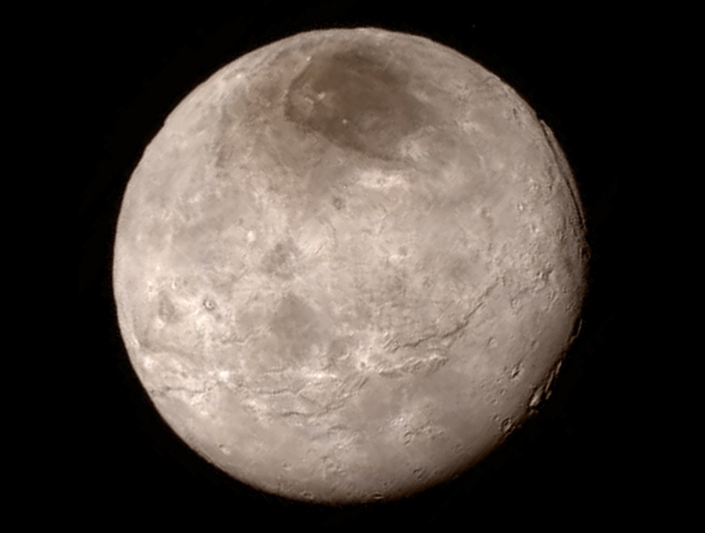 Plutov mesiac Cháron (foto: NASA)