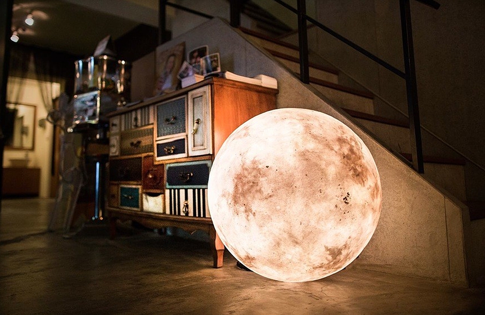 Luna - Lampa so vzhľadom Mesiaca. 3Digital.sk (2)