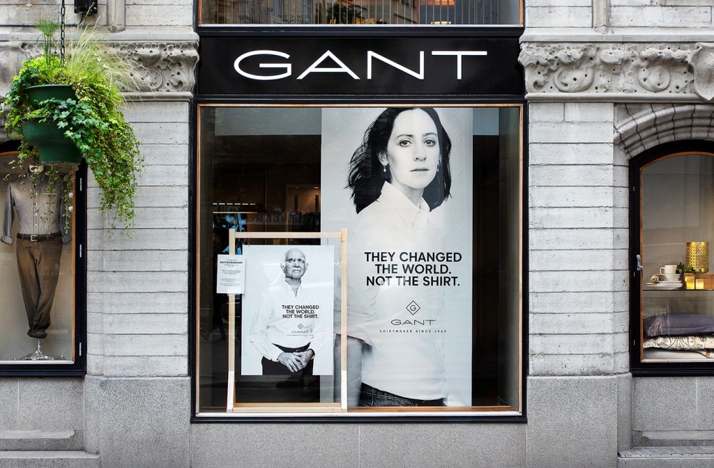 Rebranding značky GANT od Essen International (Švédsko, 2015)